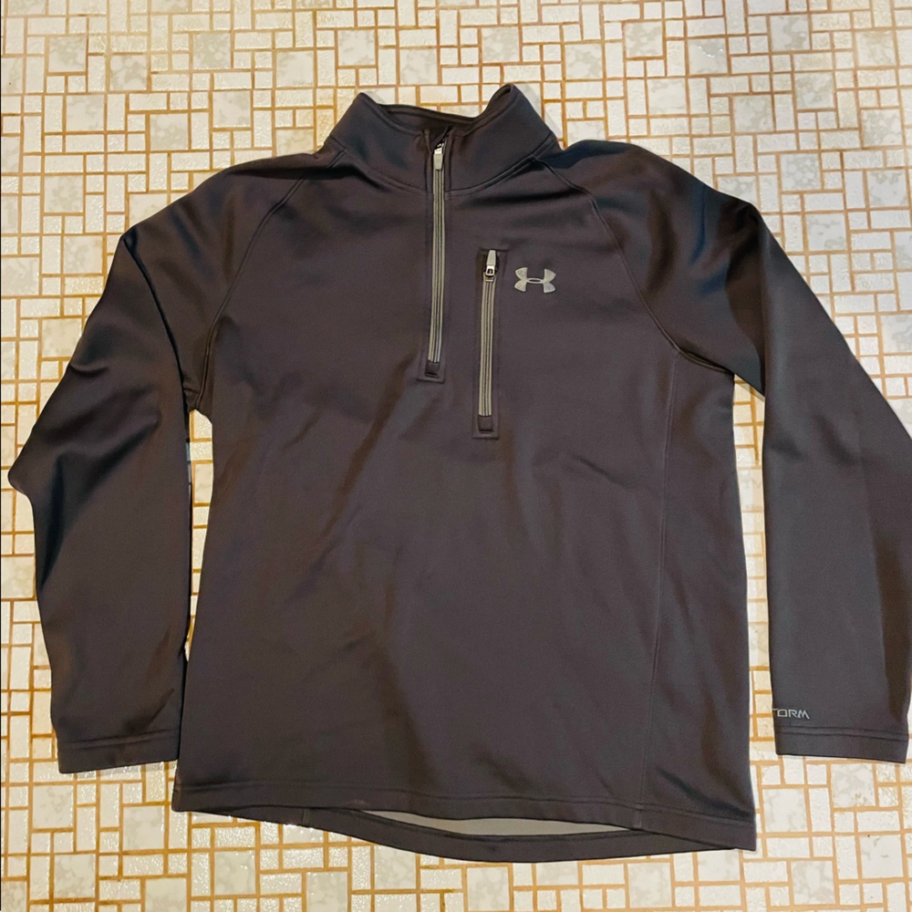 Mens Under Armour Cold Gear 1/4 Zip Sweatshirt Size M